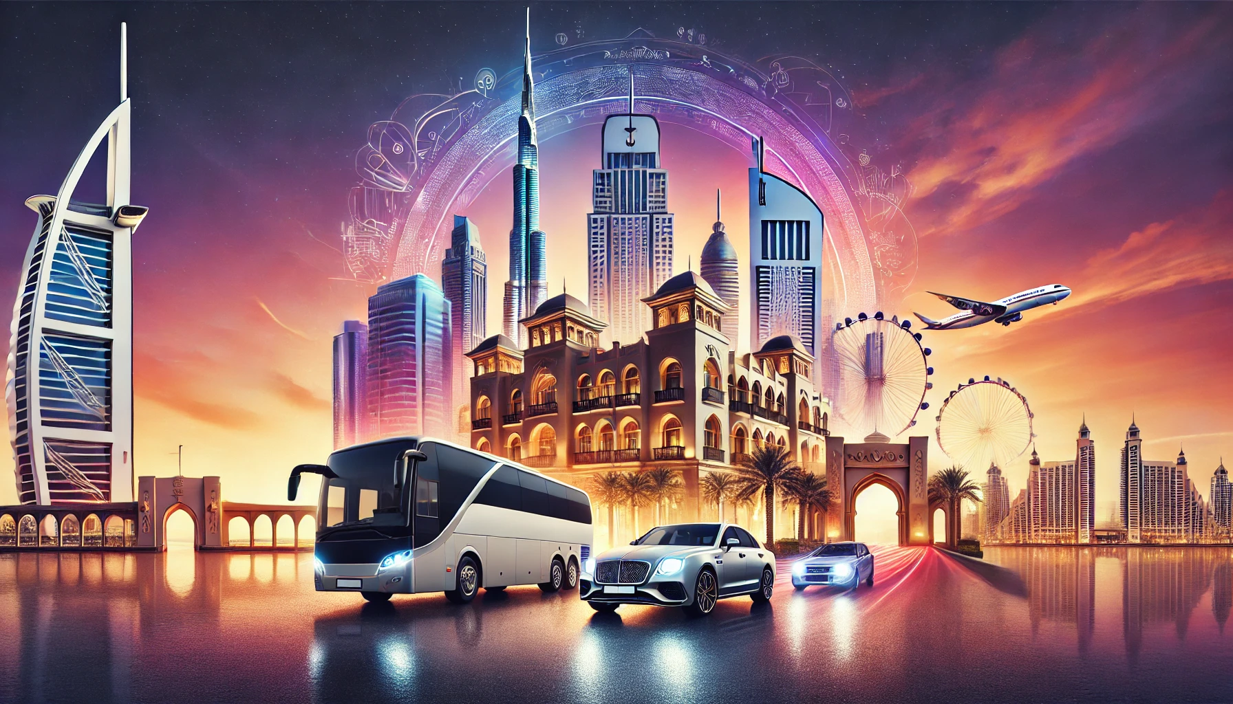 hotels , transport, city tours