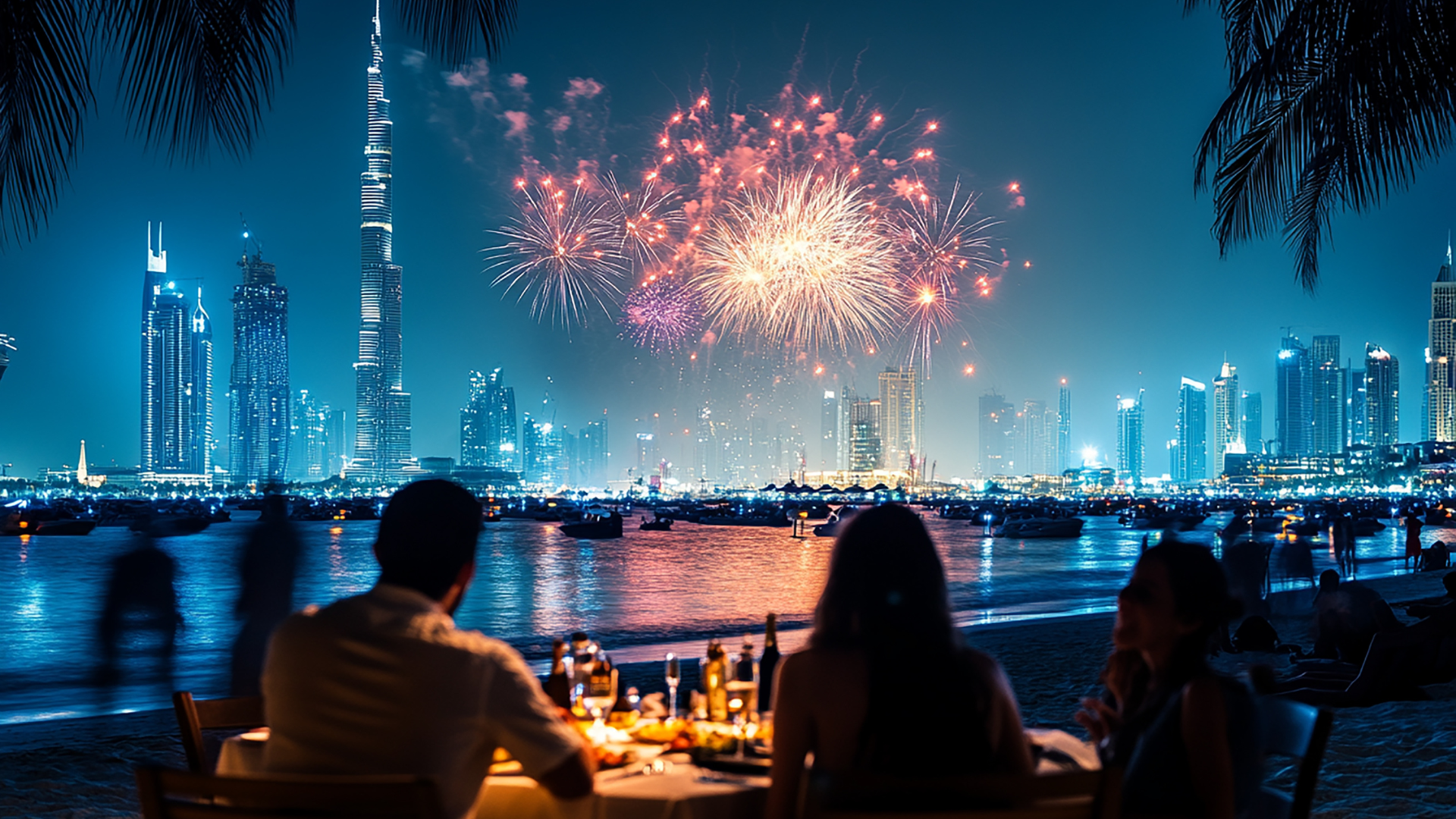 Unforgettable fireworks and yacht parties