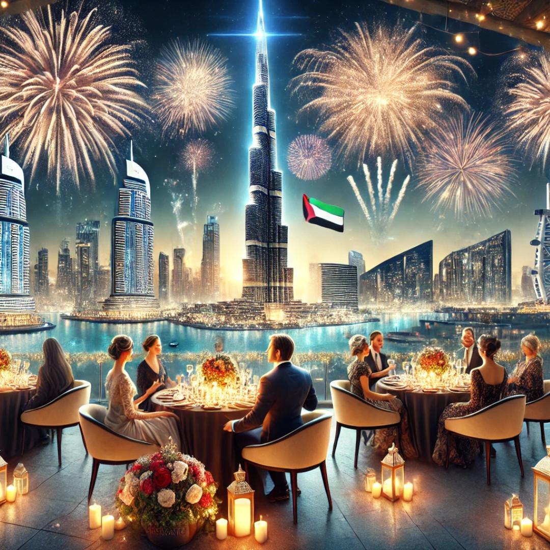 celebrating New Year in the UAE and with the help of Al Shamsi Travels, the best travel agency in Dubai.