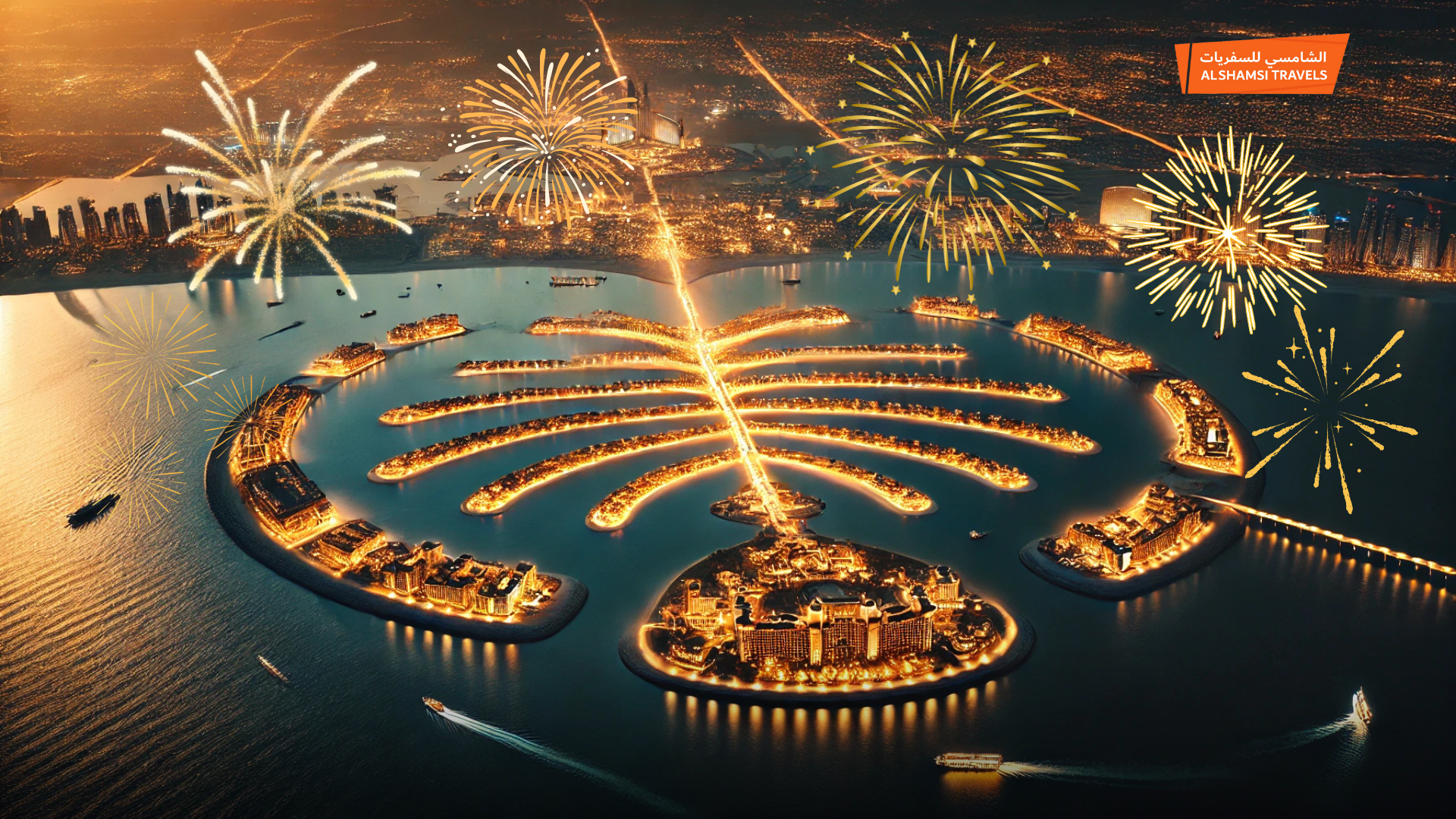 Palm Jumeirah Fireworks