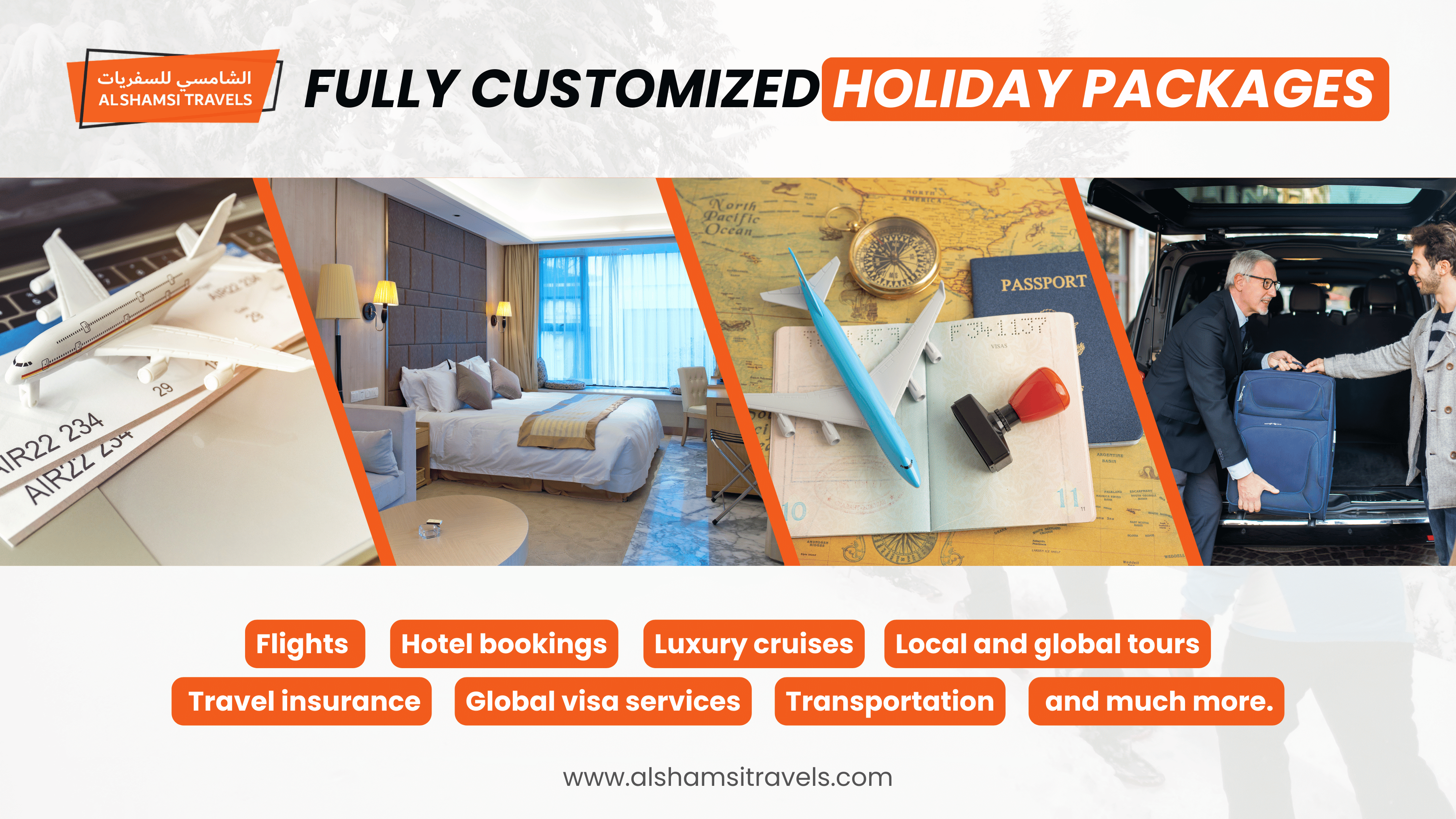 Fully Customized Holiday Packages