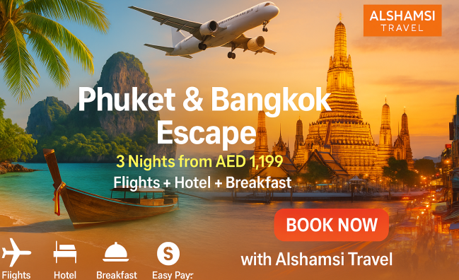 Phuket & Bangkok Escape – 3 Nights Cultural & Beach Experience