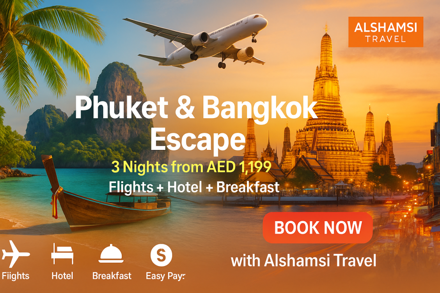 Phuket & Bangkok Escape – 3 Nights Cultural & Beach Experience