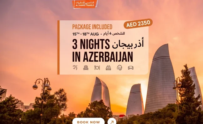 Azerbaijan Getaway – 3 Nights / 4 Days